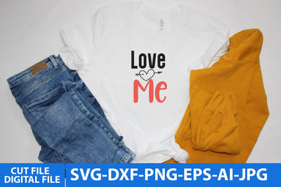 Love me SVG Cut File SVG BlackCatsMedia 