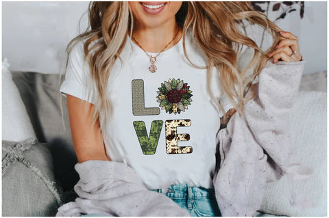 Love Military Sunflower Sublimation Sublimation Jagonath Roy 