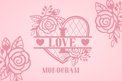 Love Monogram Decorative Font Font Fox7 By Rattana 