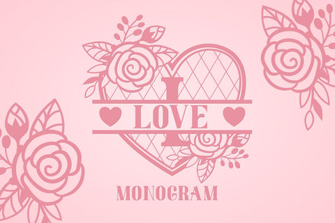 Love Monogram Decorative Font Font Fox7 By Rattana 