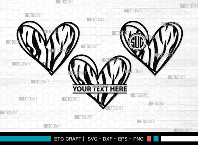 Love Monogram, Love Silhouette, Hand Drawn Love SVG, Heart Svg, Open Heart Svg, Sketch Heart Svg, Hand Drawn Svg, SB00475 SVG ETC Craft 