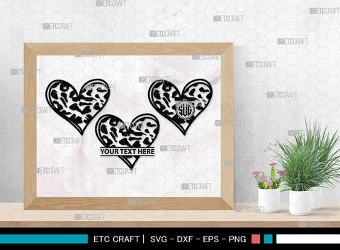 Love Monogram, Love Silhouette, Hand Drawn Love SVG, Heart Svg, Open Heart Svg, Sketch Heart Svg, Hand Drawn Svg, SB00475 SVG ETC Craft 