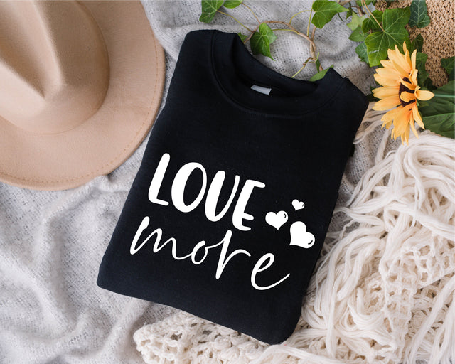 Love More svg, Valentine Svg, Valentine Day svg, Mom SVG, Mom Life, Love SVG For Cricut, Xoxo Svg, I Love You More Svg, Self Love Svg, png SVG Fauz 