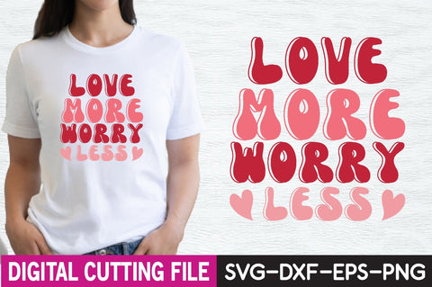 love more worry less retro SVG sk.swapon Roy 