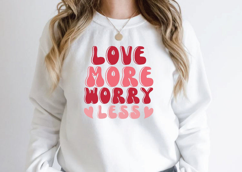 love more worry less retro SVG sk.swapon Roy 