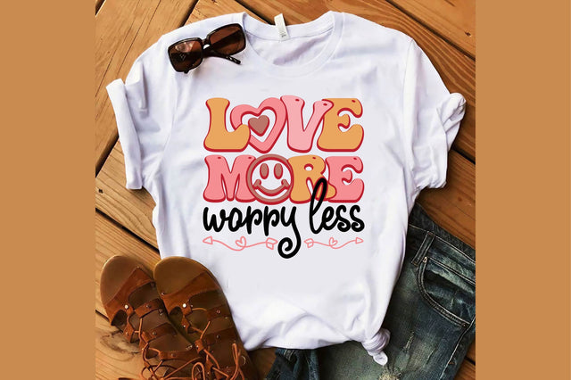 love more worry less SVG designartist 