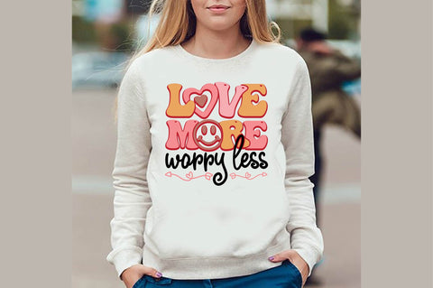 love more worry less SVG designartist 
