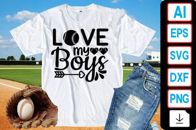 Love My Boys SVG Craftlabsvg24 