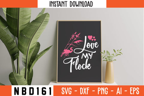love my flock Svg Design SVG Nbd161 