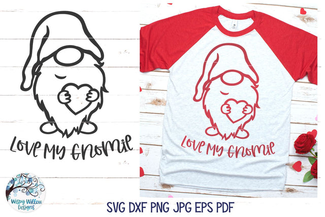 Love My Gnomie Svg SVG Wispy Willow Designs 
