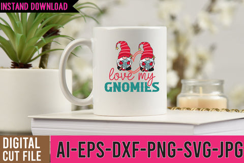 Love My Gnomies SVG Design,Gnome SVG Bundle, Gnome SVG Quotes SVG BlackCatsMedia 