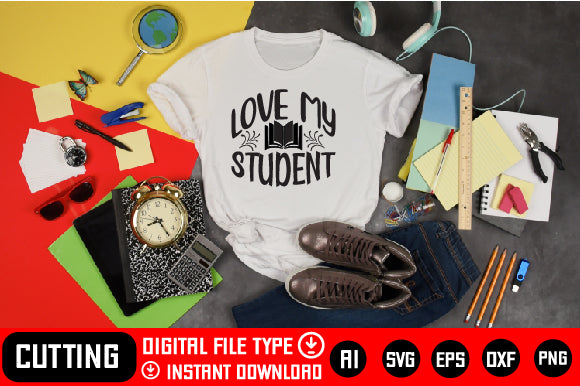 Love My Student SVG CraftlabSvg29 