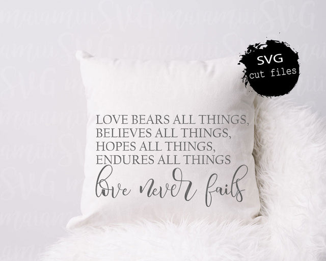Love Never Fails Svg, Corinthians Svg, Christian Svg, Wood Sign Svg, Couples Svg, Digital File SVG MaiamiiiSVG 