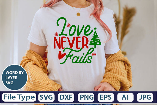 Love Never Fails SVG Cut File SVG DesignPlante 503 
