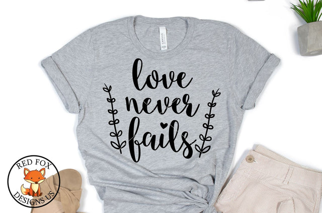 Love Never Fails svg png dxf, Wedding File, Farmhouse Sign SVG RedFoxDesignsUS 