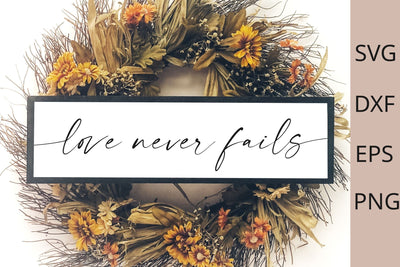 love never fails svg SVG Chamsae Studio 