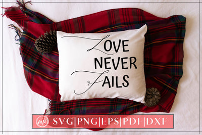 Love Never Fails SVG SVG MockupSvgVenue 