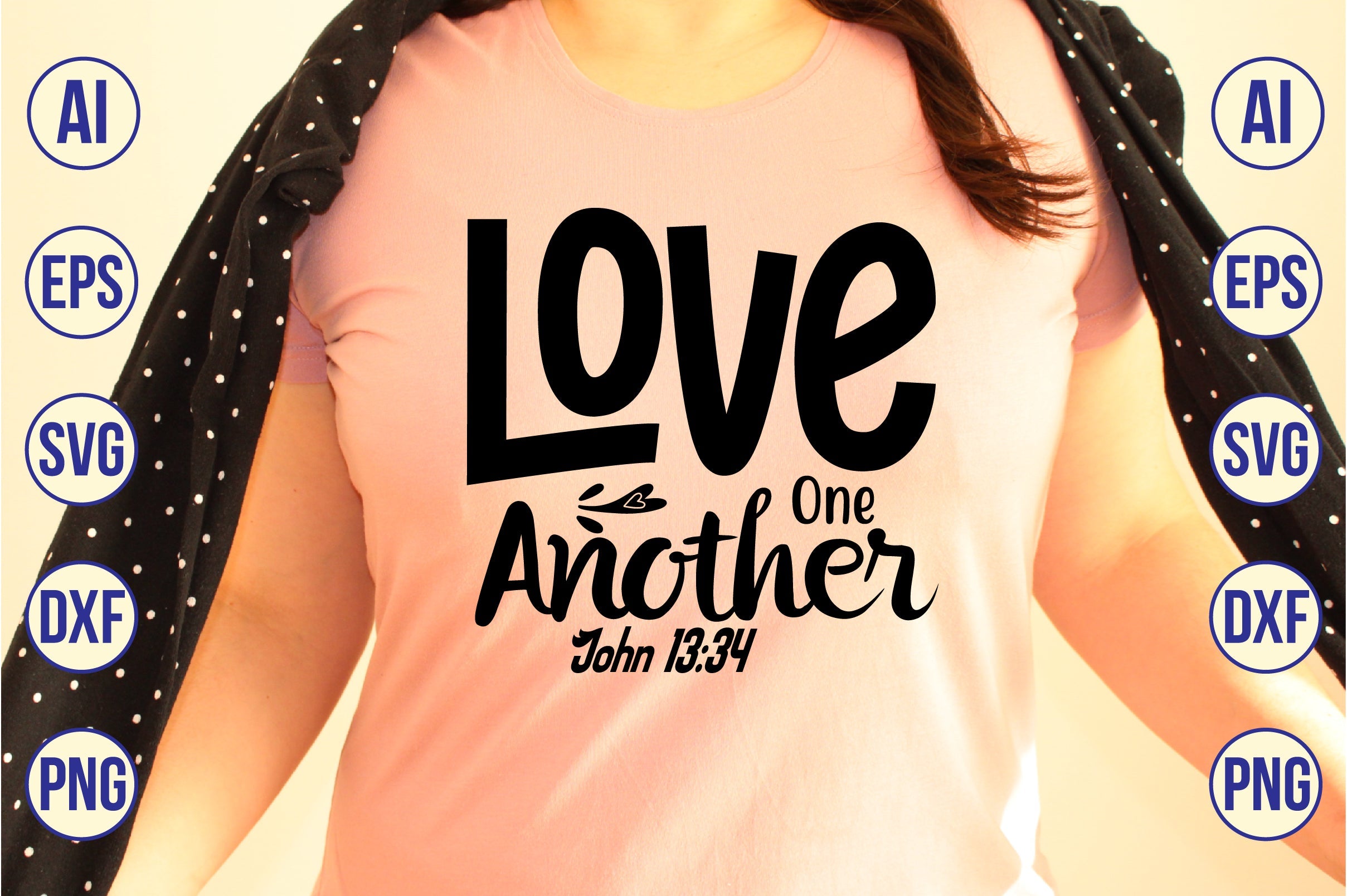 Love One Another John 13,34 svg - So Fontsy