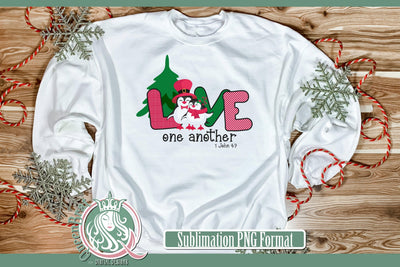 Love One Another Sublimation Sublimation QueenBrat Digital Designs 