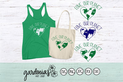 Love Our Planet SVG Gardenias Art Shop 