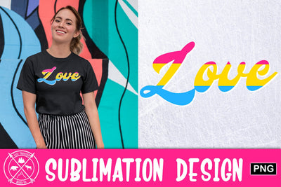 Love Pansexual Sublimation Design Sublimation Last Frontier Design Co. 