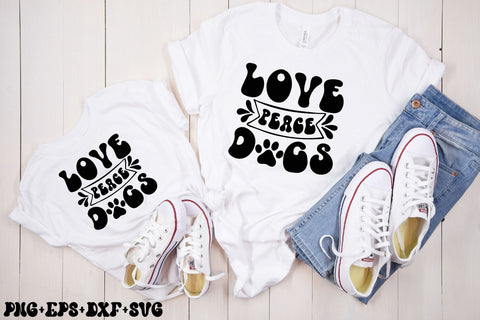 Love Peace Dogs Svg SVG Rupkotha 