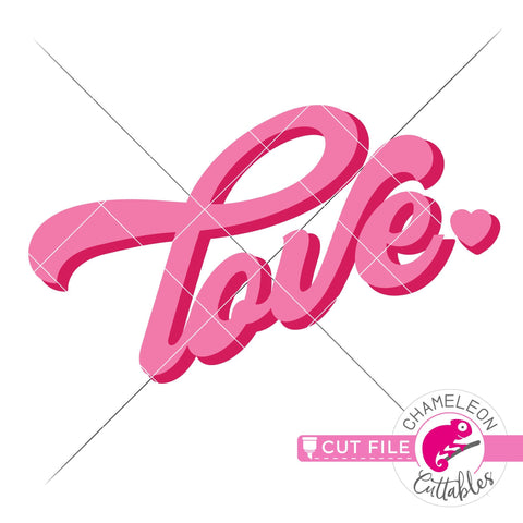 Love Period svg png dxf SVG Chameleon Cuttables 