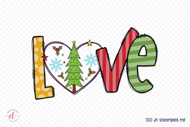 Love PNG - Christmas Sublimation Design Sublimation CraftLabSVG 