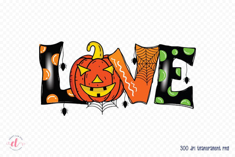 Love PNG | Halloween Sublimation Design Sublimation CraftLabSVG 