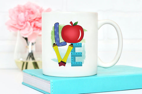 Love PNG, Teacher Sublimation Design Sublimation CraftLabSVG 