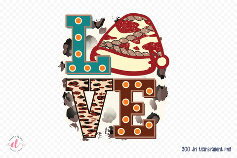 Love PNG | Western Christmas Sublimation Sublimation CraftLabSVG 