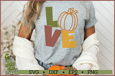 Love Pumpkin Fall SVG File SVG Crunchy Pickle 