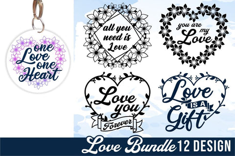 Love Quotes Sublimation SVG Bundle, Wedding SVG Bundle, Valentines Day SVG Bundle, Heart SVG Bundle, Mug Sublimation Designs, Keychain SVG Bundle SVG D2PUTRI Designs 