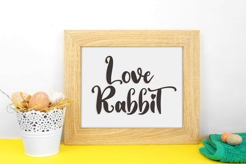 Love Rabbit Font Sakha Design Studio 