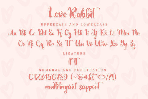 Love Rabbit Font Sakha Design Studio 