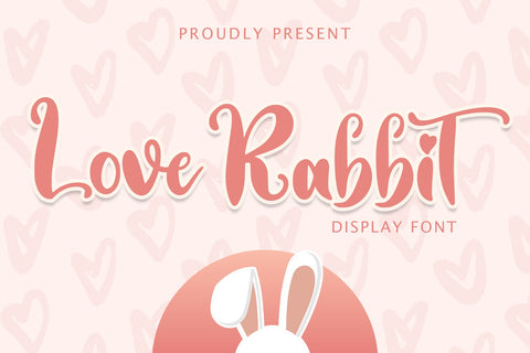 Love Rabbit Font Sakha Design Studio 