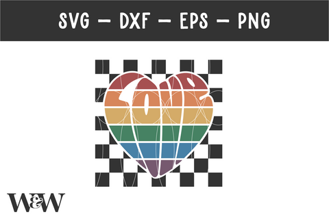 Love Rainbow SVG | Pride SVG SVG Wood And Walt 