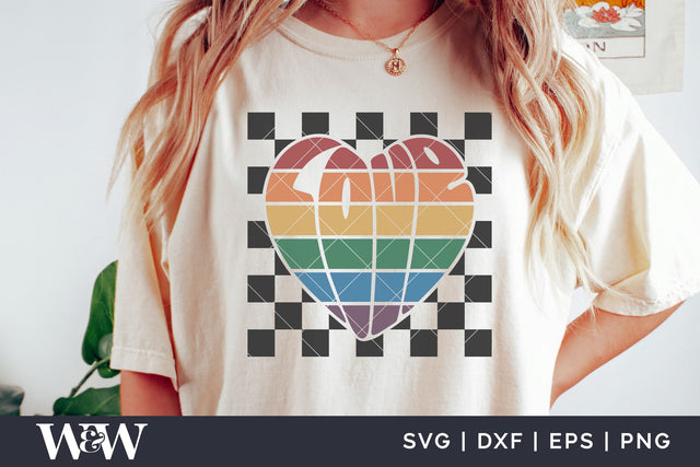 Love Rainbow SVG | Pride SVG SVG Wood And Walt 