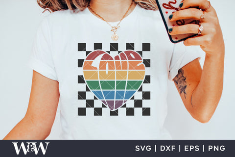 Love Rainbow SVG | Pride SVG SVG Wood And Walt 