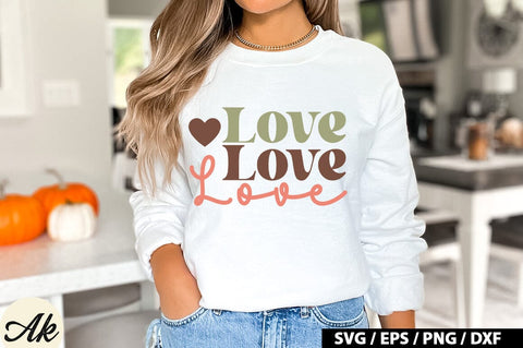 Love Retro SVG SVG akazaddesign 