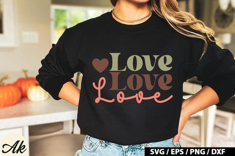 Love Retro SVG SVG akazaddesign 