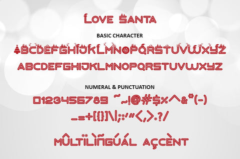 Love Santa Font Illushvara Design 