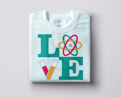 LOVE Science SVG Designed by Geeks 