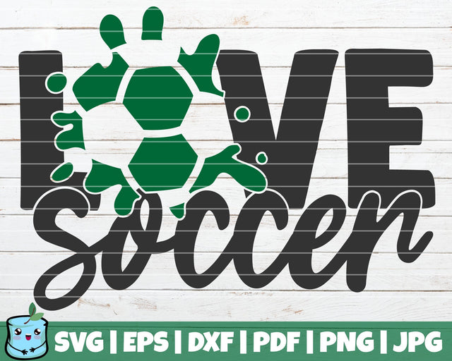 Love Soccer SVG MintyMarshmallows 