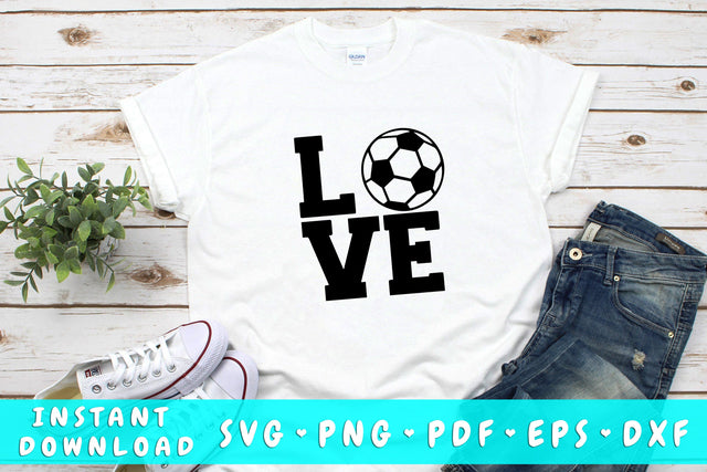 Love Soccer SVG SVG HappyDesignStudio 