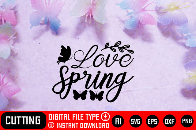 Love Spring SVG CraftlabSvg29 