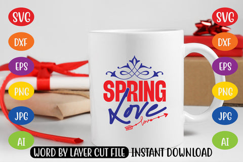 Love Spring SVG CUT FILE SVG MStudio 