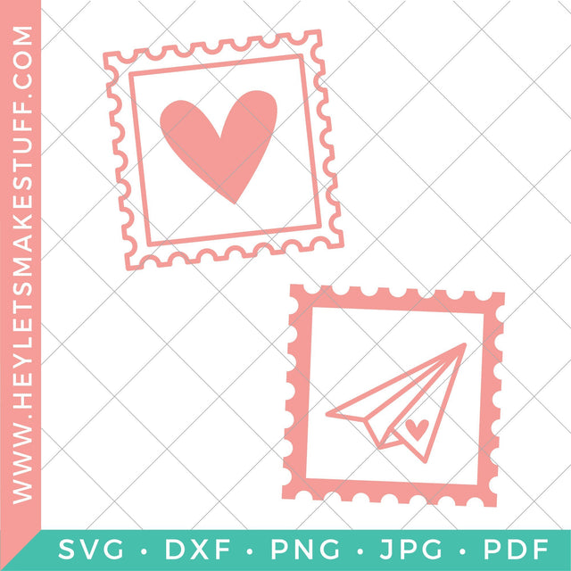 Love Stamps SVG Hey Let's Make Stuff 