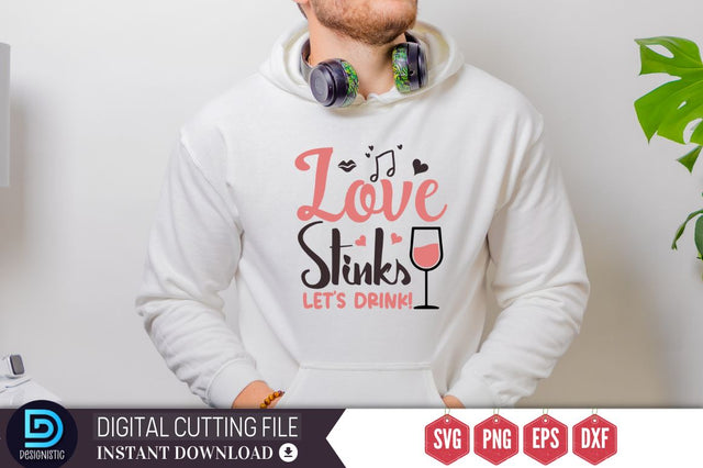 Love stinks let's drink!SVG SVG DESIGNISTIC 