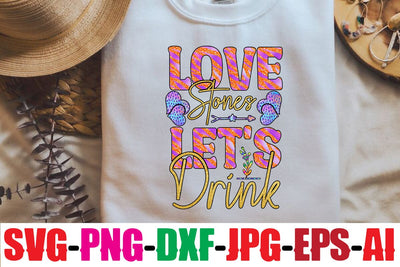 Love Stones Let's Drink Sublimation Sublimation MStudio 